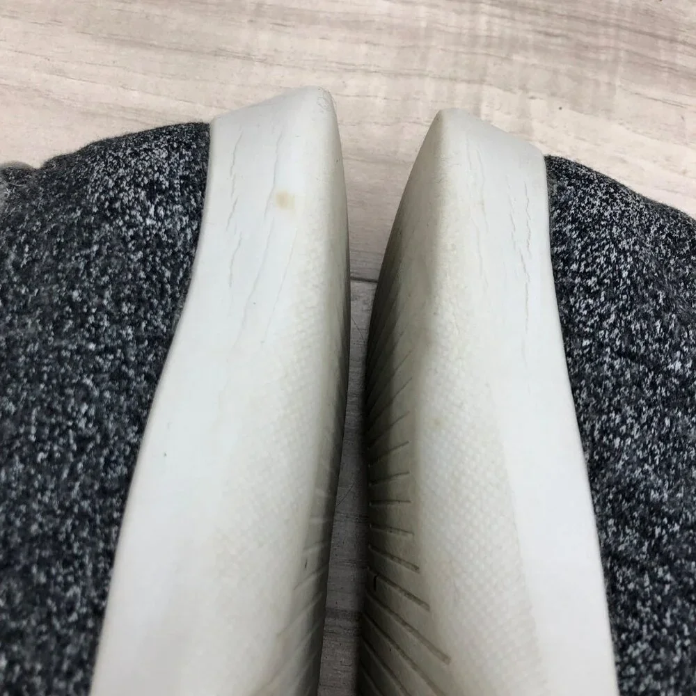 Allbirds Sneakers Womens 8 Gray Merino Wool Runners Lace Up Shoes